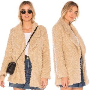 NEW TulaRosa -Violet Shag Teddy Cozy Coat size M